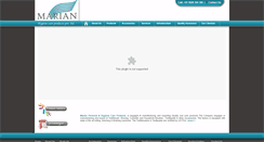 Desktop Screenshot of mariancare.com