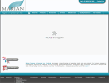 Tablet Screenshot of mariancare.com